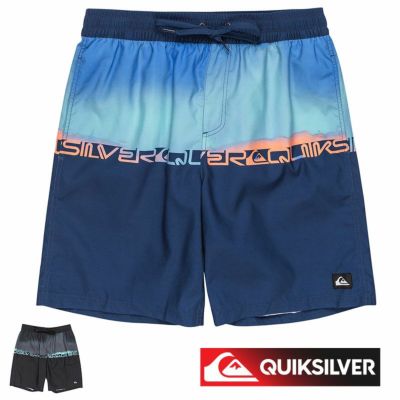 QUIKSILVER クイックシルバーサーフパンツ メンズ ボードショーツ 水着 EVERYDAY WORDBLOCK VL 19 QBS251002 サーフ サーフィン ブランド  19インチ 撥水 サイドポケット インナー付き