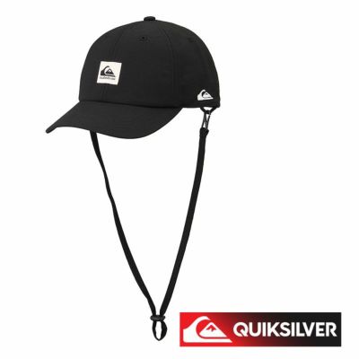 QUIKSILVER クイックシルバーサーフキャップ メンズ 水陸両用 サーフハット WR UV SURFTRIP CAP 6 PANEL QSA251715 あご紐付き UVカット 撥水 キャップ 帽子 サーフ サーフィン ブランド