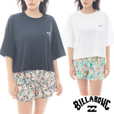 BILLABONG ビラボン レディース 3PIECES SET BIKINI 水着 半袖Tシャツ サーフショーツ クロップドタンクの3点セット 花柄