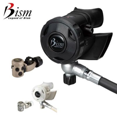 Bism ビーイズム RX4340 K/W グランドネレウス チタン 軽量 スウィングヘッド 流量調整機構 低水温対応 日本製 ダイビング スキューバダイビング