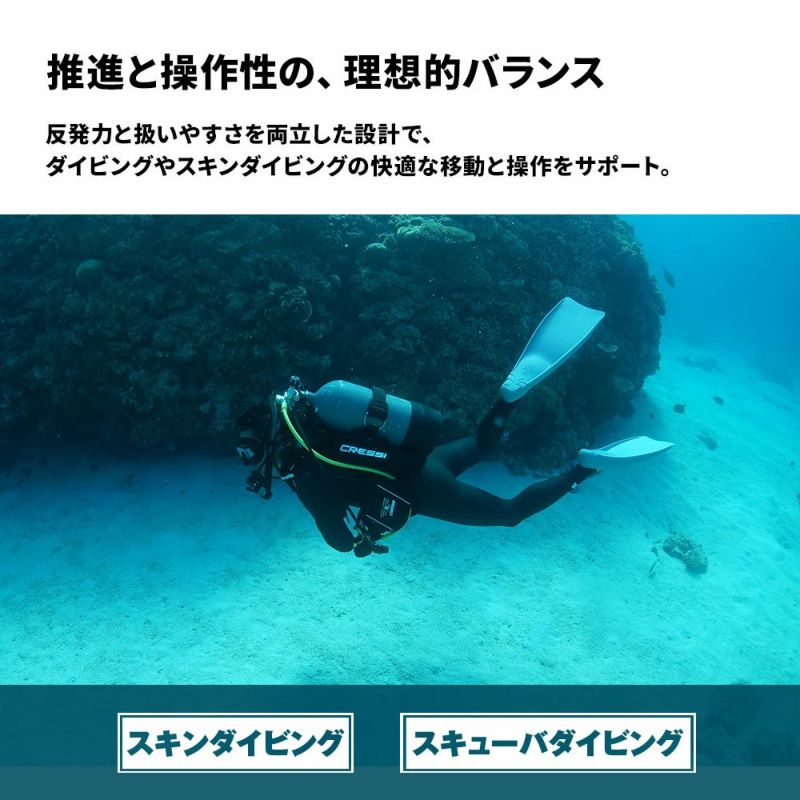 FF Classic Rubber-Tech TURBO FLEX / ダイビングフィン (足ひれ) F-JS23A