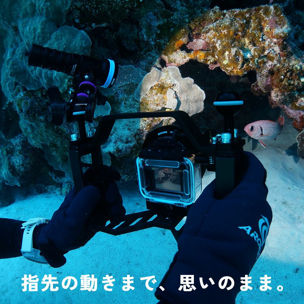 AQUAThermal-TechgloveFLEXTHERMO/ダイビンググローブG-525V-AT