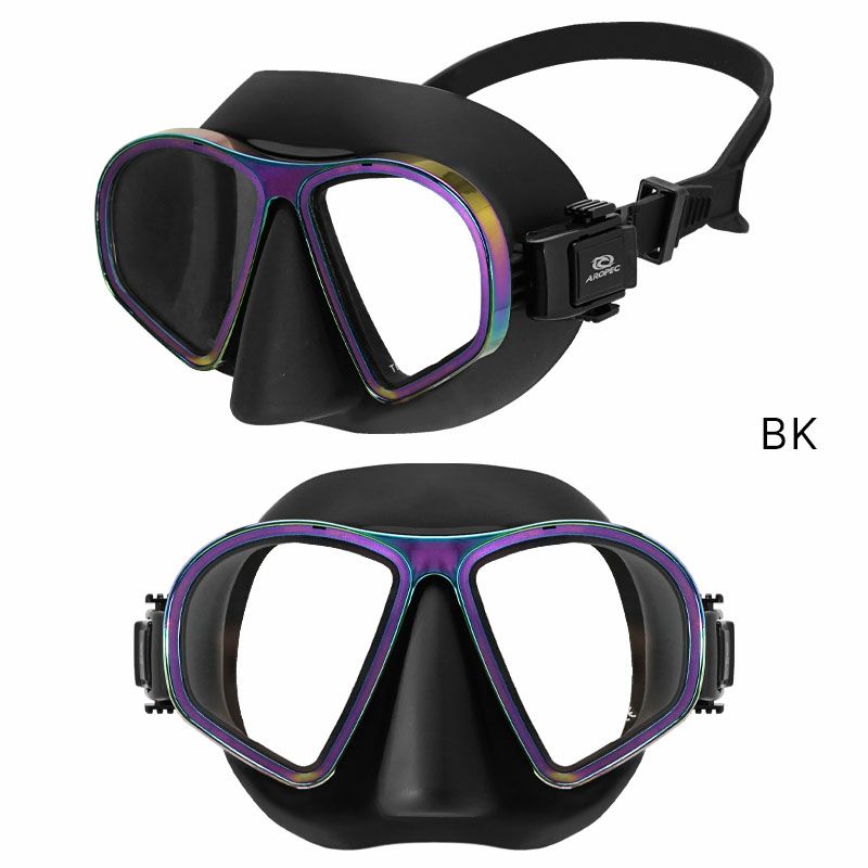 M2AlumiFrame-TechAURORA/フリーダイビングマスクM2-AL320M