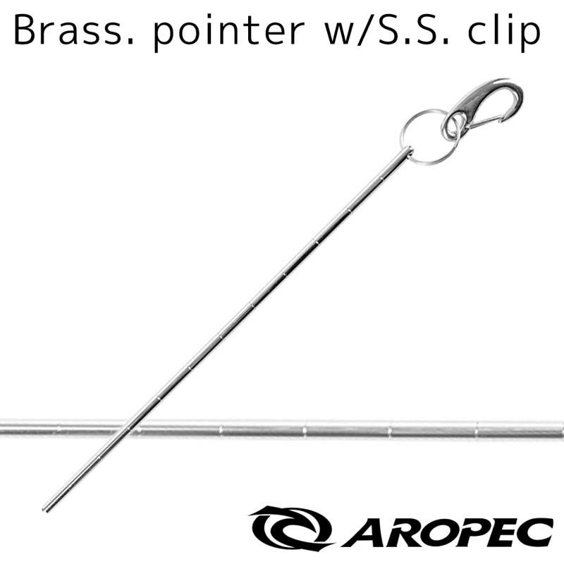 Brass. pointer w/S.S. clip / ダイビング 指示棒 UG-CY1