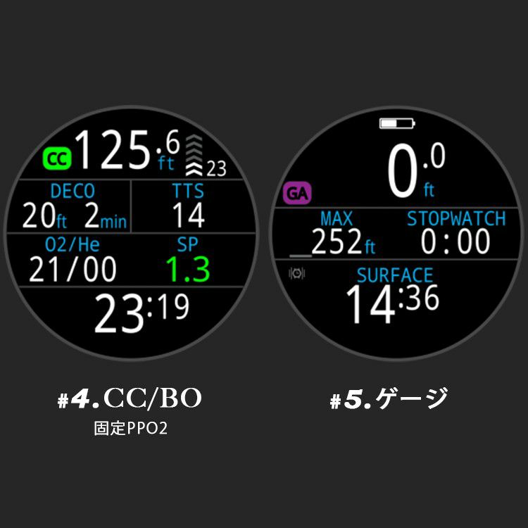 SHEARWATER/シェアウォーターTERICテリックダイブコンピュータ