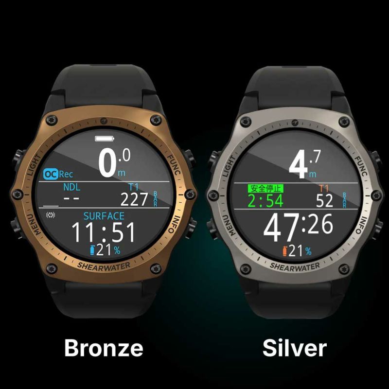 SHEARWATER/シェアウォーターTERICテリックダイブコンピュータ