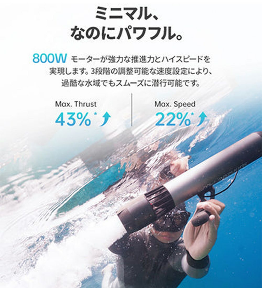 SubnadoPlus標準パッケージWaydoo水中アクティビティダイビングシュノーケリング