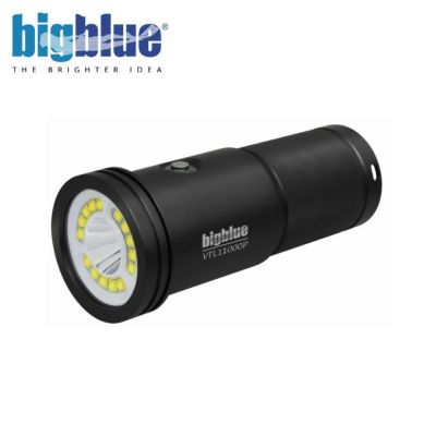 水中ライト Bigblue/ビッグブルー  【VTL-11000P】LED 大光量 広範囲 広角 高演色 拡散光 ワイド スポット 兼用 3段階調光 赤色光 SOS点滅 防水 耐圧 耐腐食 アルミ 映像 動画 撮影 機材 多機能 アクセサリー ハンド