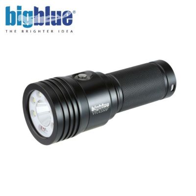 水中ライト Bigblue/ビッグブルー  【VTL-4200P】LED 高演色 拡散光 ワイド スポット 兼用 4段階調光 赤色光 SOS点滅 防水 耐圧 耐腐食 アルミ 映像 動画 撮影 機材 アクセサリー ハンドマウント グローブ ダイビン