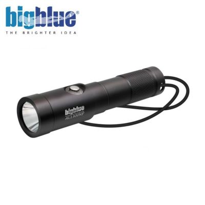 水中ライト Bigblue/ビッグブルー  【AL-1300NP】LED ハンディライト スポットビーム ピンポイント 4段階調光 SOS点滅 プッシュ式スイッチ 防水 耐圧 耐腐食 アルミ 写真 静止画 マクロ 撮影 機材 コンパクト 軽量 