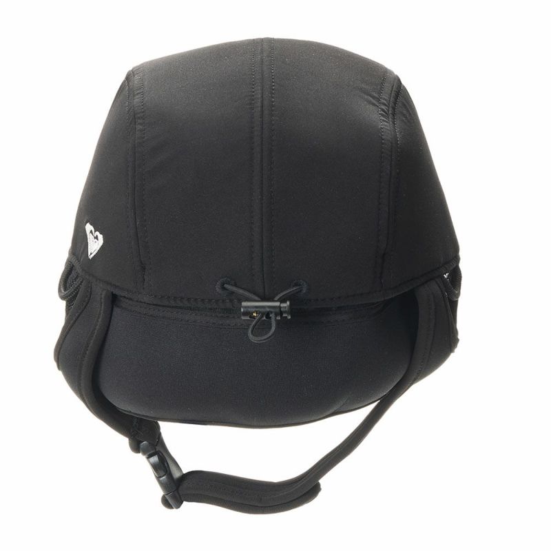 ロキシーサーフキャップレディース防寒冬用ネオプレン撥水耳当て付きあご紐付きサイズ調整可保温防風帽子サーフィンダイビングシュノーケリングSUPマリンスポーツ海外旅行ROXYMOROCKINVIBESSURFCAP