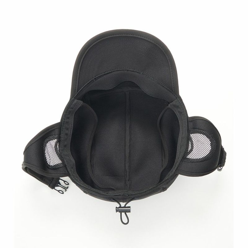 ロキシーサーフキャップレディース防寒冬用ネオプレン撥水耳当て付きあご紐付きサイズ調整可保温防風帽子サーフィンダイビングシュノーケリングSUPマリンスポーツ海外旅行ROXYMOROCKINVIBESSURFCAP